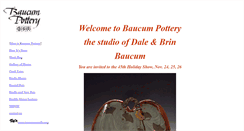 Desktop Screenshot of baucumpottery.com